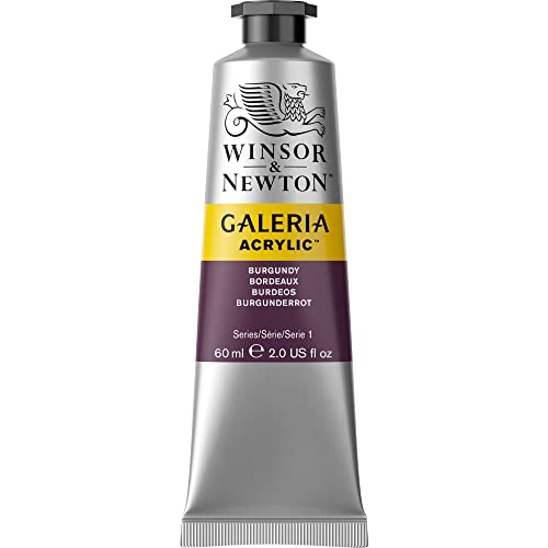 Winsor & Newton Galeria Acrylic Color, 60ml (2-oz) Tube, Burgundy - color: Burgundy, style: 2-oz Tube