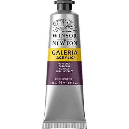Winsor & Newton Galeria Acrylic Color, 60ml (2-oz) Tube, Burgundy - color: Burgundy, style: 2-oz Tube