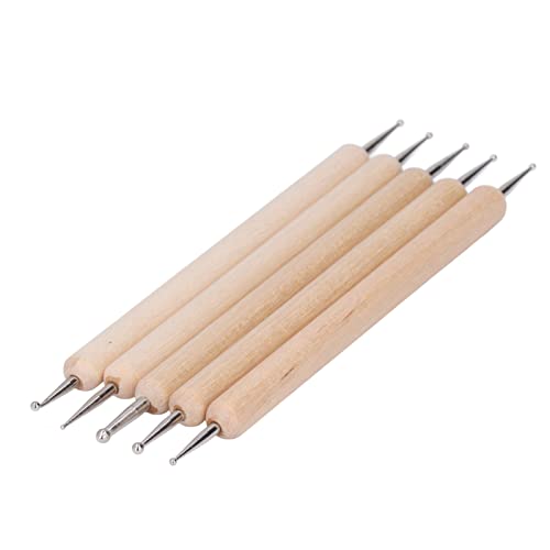 Generic Double End Tracing Dotting Stylus, Small Portable Engraving Stylus Set, Stainless Steel Tip Tool for Modeling, Carving, Smoothing Clay, Ceramic Sculpture & DIY Crafts