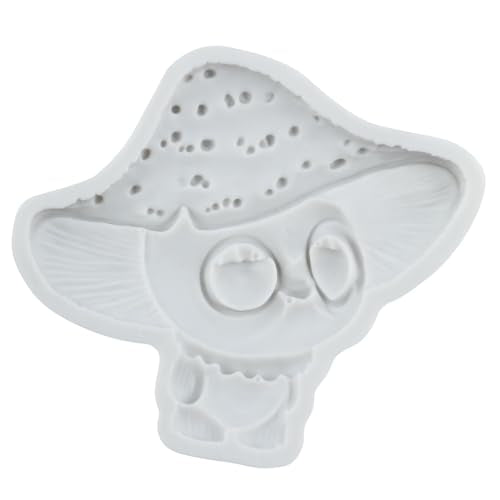 Cartoon Mushroom Silicone Mold Mushroom Polymer Clay Molds for DIY Crafts Epoxy Resin Casting Air Dry Polymer Clay Plaster Jewelry Making - color: Style D