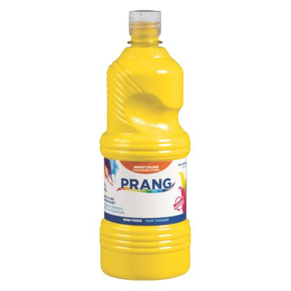 Prang Ready-to-Use Tempera Paint Quart, 32 oz., Yellow, 6 Count - color: Yellow (Pack of 6)