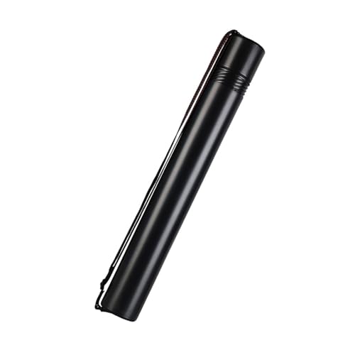 Telescoping Poster Tube Extendable with Strap, Telescoping Art Transport for Document Drawing Extendable Carrying Strap - color: Black