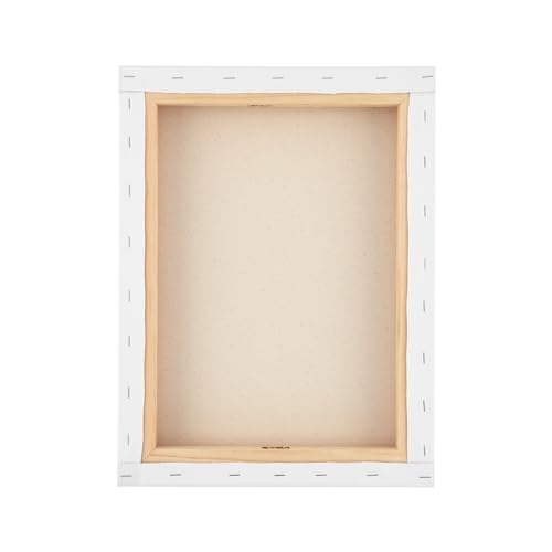 SoHo Urban Artist, 8x8 Heavyweight Stretched Cotton Canvas for Painting - 1.5" Deep- 3 Pack, Triple Primed, 100% Cotton Canvas, Archival, Universal Primed for Oil, Acrylic, Alkyd, Mixed Media - size: 8"x8"