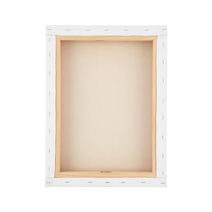 SoHo Urban Artist, 8x8 Heavyweight Stretched Cotton Canvas for Painting - 1.5" Deep- 3 Pack, Triple Primed, 100% Cotton Canvas, Archival, Universal Primed for Oil, Acrylic, Alkyd, Mixed Media - size: 8"x8"