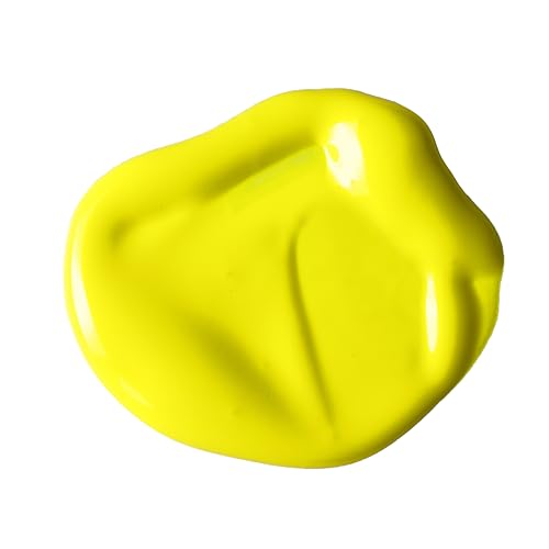 Liquitex BASICS Acrylic Fluid Paint, 118ml (4-oz) Bottle, Fluorescent Yellow - color: Fluorescent Yellow, style: 118ml (4-oz)