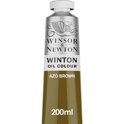 Winsor & Newton Winton Oil Color, 200ml (6.75-oz) Tube, Azo Brown - color: Azo Brown, size: 1 Count (Pack of 1), style: 6.75-oz Tube