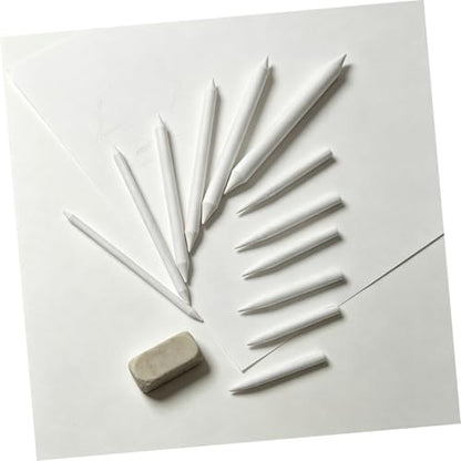 ARTIBETTER 36pcs Double-ended Paper Blending Stumps for Artists, Sketching and Drawing Blending Tools, 12 Sets of Tortillion Smudging Sticks for Student and DIY Art Supplies