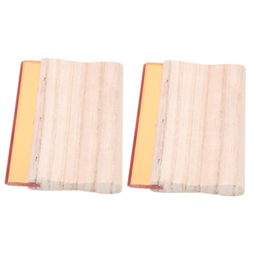 DOITOOL 2pcs Screen Printing Accessory Squeegee Blade Handle Ink Scraper for Printing