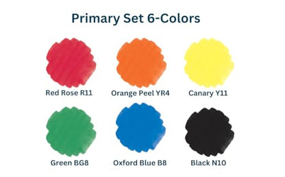 Art Alternatives Illustration Marker, 6-Marker Set, Primary Colors - color: 6-Primary, style: SET
