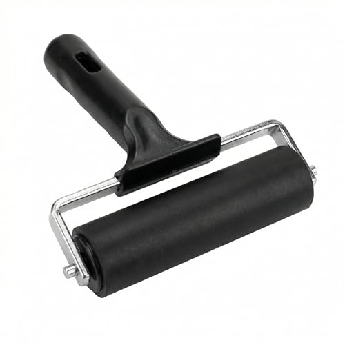 4-Inch Rubber Brayer Roller for Printmaking, Great for Gluing Application Also. (Original Version)