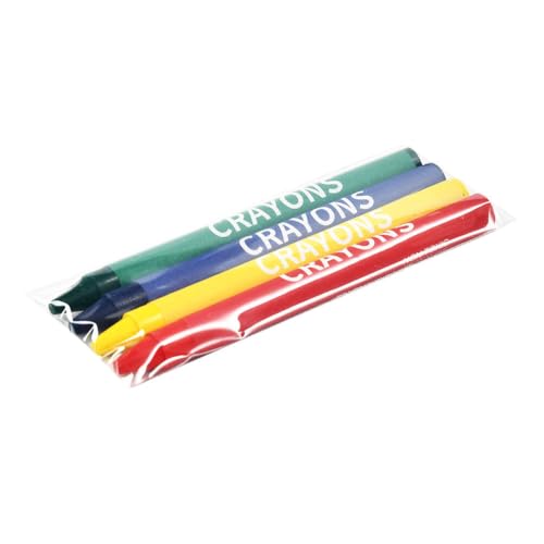 Madisi Crayons Bulk Pack, Regular Size, 4 Colors, 150 Packs, 600 Count | Crayons Bulk Individual Packs for Kids Classroom Set