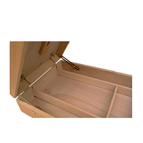 MaGiLL Easels, Easel Portable Desktop Wooden Oil Painting Box Wooden Desktop Shelf Painting Art Tools Storage Box A-Frame Easel Art Supplies