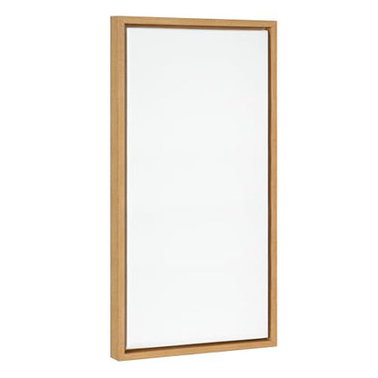 Kate and Laurel Sylvie Blank Framed Canvas Wall Art; 14x26.5 Natural; Modern Empty Canvas for Paint-Your-Own Art; Ready to Paint Premium Canvas Already Framed - color: Natural