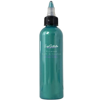 Ezgi Sertcetin Premium Cell Activator for Acrylic Pouring, Ready to Pour, Metallic Real Teal, 4oz, Paint - color: Metallic Real Teal