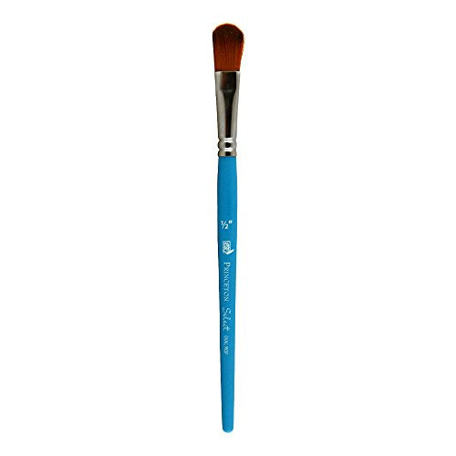 Princeton Select Artiste, Series 3750, Paint Brush for Acrylic, Watercolor and Oil, Oval Mop, 1/2 Inch - size: Size 1/2 inch