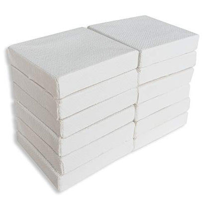 LWR CRAFTS Mini Stretched Canvas 2" X 2" Pack of 12 - size: 2"x2"x12