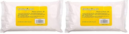 Falling in Art 1lb Plaster of Paris Powder - Hand Mold Casting Kit Powder, Gypsum Cement, Pottery & Ceramic Plaster Powder for Crafts, Sculpture, Diorama and Home Decor (Pack of 2) - size: 1lb (Pack of 2)
