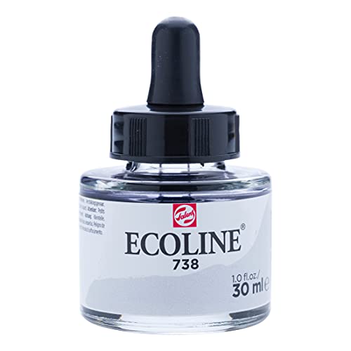 Ecoline Liquid Watercolour Bottle 30 ml Cold grey light 738 (11257381) - color: Cold Grey Light