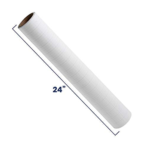Pacific Arc Professional Cotton Rag Paper Vellum 24 Inch by 20 Yard Roll Gridded 4 x 4, White - color: Grid 4 x 4, size: 24 Inch x 20 Yard