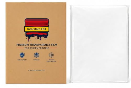 Inkjet Transparency Film for Screen Printing (Waterproof, 100pcs.) (A4 "8.27x11.69")