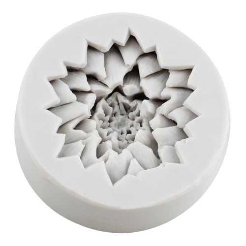 Flower Polymer Clay Mold Chrysanthemum Flower Silicone Molds for DIY Crafts Epoxy Resin Casting Air Dry Clay Plaster Jewelry Making - color: Style C