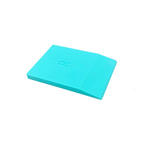 JAJADO Self-Adhesive Screen Printing Squeegee Turquoise Silicone Mini Squeegees, Chalk Paste Squeegees Crafting Tools for Silk Screen Stencils Reusable Transfers Paste or Ink - color: 1 Pack Mini Squeegee