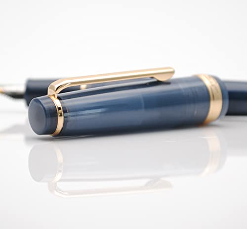 JINHAO 82 Fountain Pen with Gold Clip (F Nib 0.5mm, Caribbean Sea Blue) - color: Caribbean Sea Blue