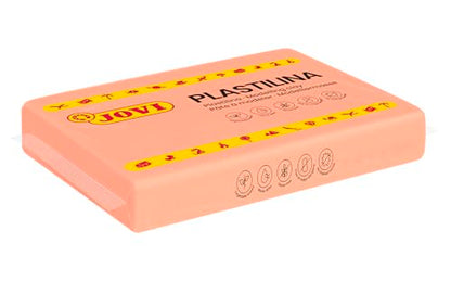 Jovi - Non-Hardening Pre-Sculpt Clay, 4 Brown Bars, 0.77 lb Each | Professional Arts and Crafts Non-Toxic and Gluten Free plasticine - color: Peach