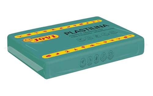 Jovi - Non-Hardening Pre-Sculpt Clay, 4 Dark Green Bars, 0.77lb Each | Professional Arts and Crafts Non-Toxic and Gluten Free plasticine - color: Dark Green
