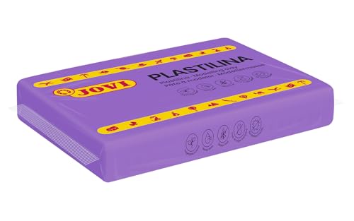 Jovi - Non-Hardening Modeling Clay, 3 lb Total, 4 Purple Bars, 0.77 lb Each | Arts and Crafts Non-Toxic and Gluten Free Plasticine - color: Purple