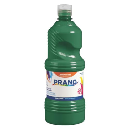 Prang Ready-to-Use Tempera Paint Quart, 32 oz., Green, 6 Count - color: Green (Pack of 6)