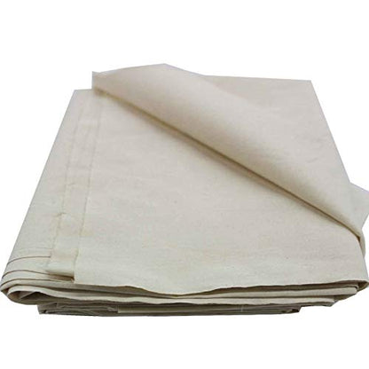 Mybecca Fine Arts Unprimed Cotton Canvas, 5 yds x 62" (Fold Pak) - size: 5 YARDS