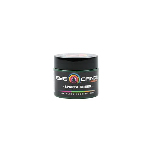 Eye Candy Resin Pigment Paste – Highly Pigmented Epoxy Color, 2 oz, Solid Non-Metallic, Mixable for Custom Shades (Sparta Green) - color: Sparta Green