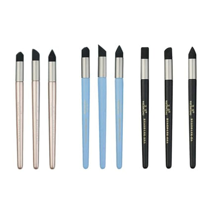 Color Shaper Paints Mixing Tool Paint Shaper Color Painting Blending Tool for Smearing Blending Highlighting Pastel Tools Soft Pastel Silicone Tools Oil Soft - color: Single Bevel Head