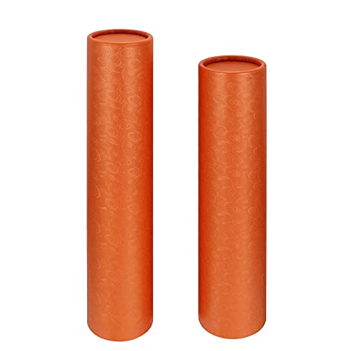 ULTNICE Pull-out Poster Tube Cardboard Tubes Staples Mailing Case Jumbo Kraft Tubes Fishing Rod Case Shipping Tubes Paint Containers Drawings Storage Case Specialty Paper To Stretch Crafts