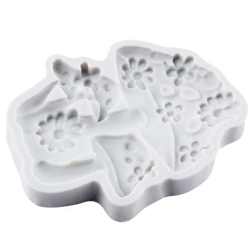 Mushroom Polymer Clay Molds Mushroom Silicone Mold for DIY Crafts Epoxy Resin Casting Air Dry Polymer Clay Plaster Jewelry Making - color: Style A