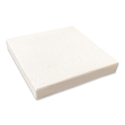 LWR CRAFTS Mini Stretched Canvas 3" X 3" Pack of 12 - size: 3"x3"x12