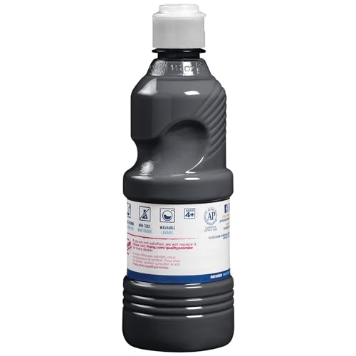 Prang Washable Tempera Paint, Black, 16 Oz., 1 Count - color: Black, size: 16 Fl Oz (Pack of 1)