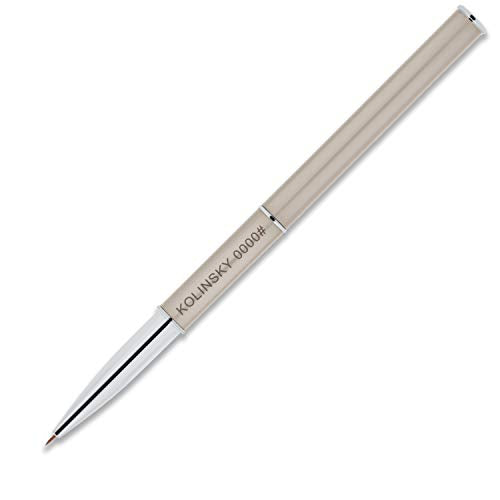 Beaute Galleria 1 Piece Kolinsky Sable Nail Art Liner Striping Brush, for Thin Fine Line Drawing, Detail Painting, Striping, Blending, One Stroke, Acrylic Nail Art Brush (Size: 0000#) - size: Liner (4mm)