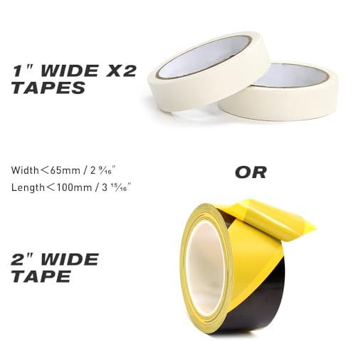 BAUSATZ Floor Tape Applicator，Manual Pushing Tape Marking Machine, Tape bonding Machine, Manual Tape applicator, Used for Floor Marking, Decoration Protection and Laying (JDJ001)