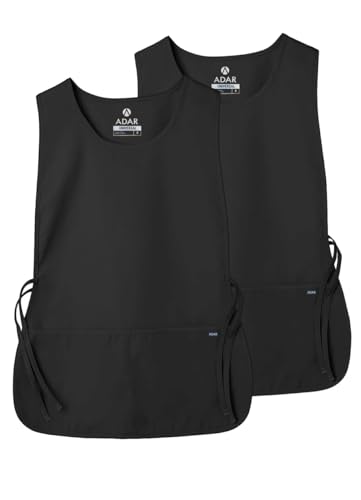 Adar Universal Cobbler Apron 2 Pack - Unisex Cobbler Apron - color: Black, size: Standard