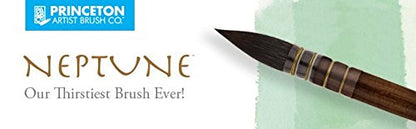 Princeton Artist Brush, Neptune Series 4750, Synthetic Squirrel Watercolor Paint Brush, Round, Size 8 - size: Size 8