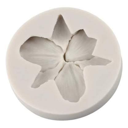 Orchid Flower Polymer Clay Mold Orchid Silicone Molds for DIY Crafts Epoxy Resin Casting Air Dry Polymer Clay Plaster Jewelry Making - color: Style K