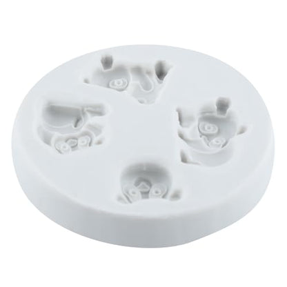 Panda Polymer Clay Mold Animal Panda Silicone Molds for DIY Crafts Epoxy Resin Casting Air Dry Polymer Clay Plaster Jewelry Making - color: Style E
