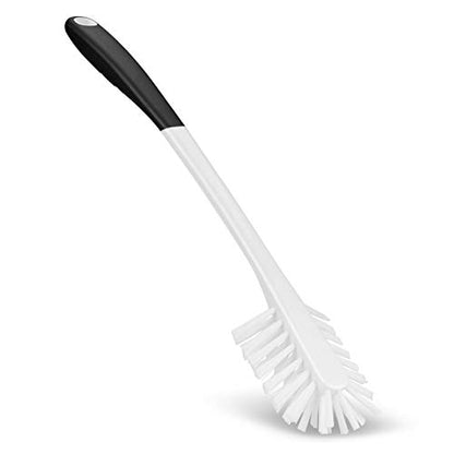 MOSOLAN 3-in-1 Water Bottle Cleaning Brush Set - Long Handle Scrubbing Brush for Tumbler, Straw, Baby Bottles, Drinking Glasses, White - color: White