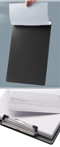 Clipboard Black,Clip Boards Set of 8,Clip Board with Low Profile Clip,A4 Letter Size Drawing Board Sketching Tool,12.5 x 8.75"Hanging File Folders Plastic Folder for Nurses,Students,Office,Women - style: Classic