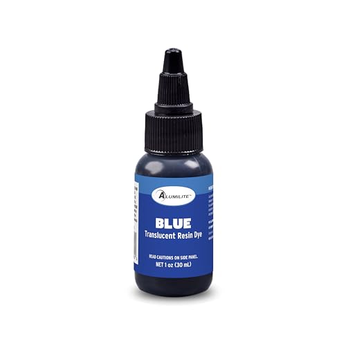 Alumilite Liquid Color Dye (Blue, 1 oz) Highly Concentrated Tint for Casting Resin, Polyester, and Urethane - Ideal for Clear, Translucent, or Opaque DIY Arts and Crafts, Beginners & Professionals - color: Blue