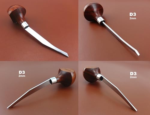 1pc D3-2mm Print Woodcut Copperplate Etch Carving Knife Flat Groover Graver Scorper Tool
