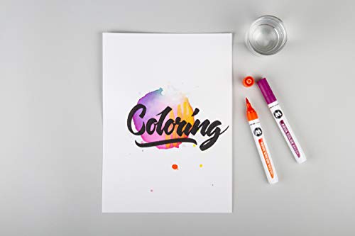 Molotow Aqua Color Brush Set marker MO200490 - style: Case Basic Set 1