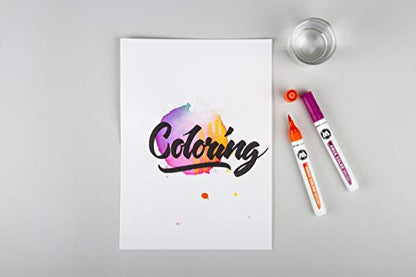 Molotow Aqua Color Brush Set marker MO200490 - style: Case Basic Set 1